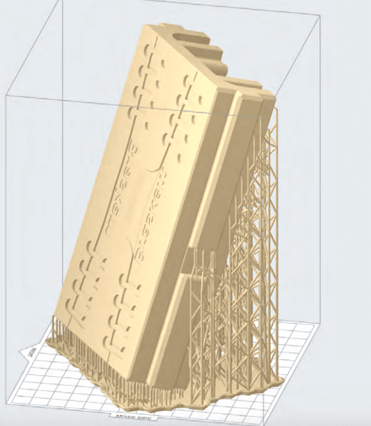 CAD file of mold