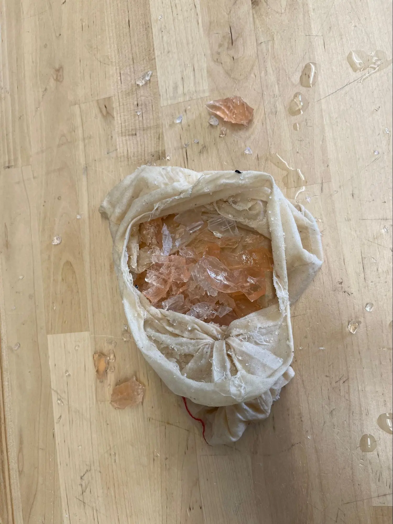 shattered 3d printed parts