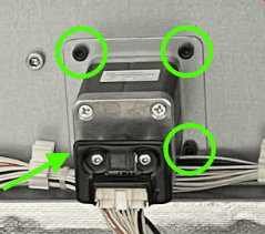 Install the replacement Z motor