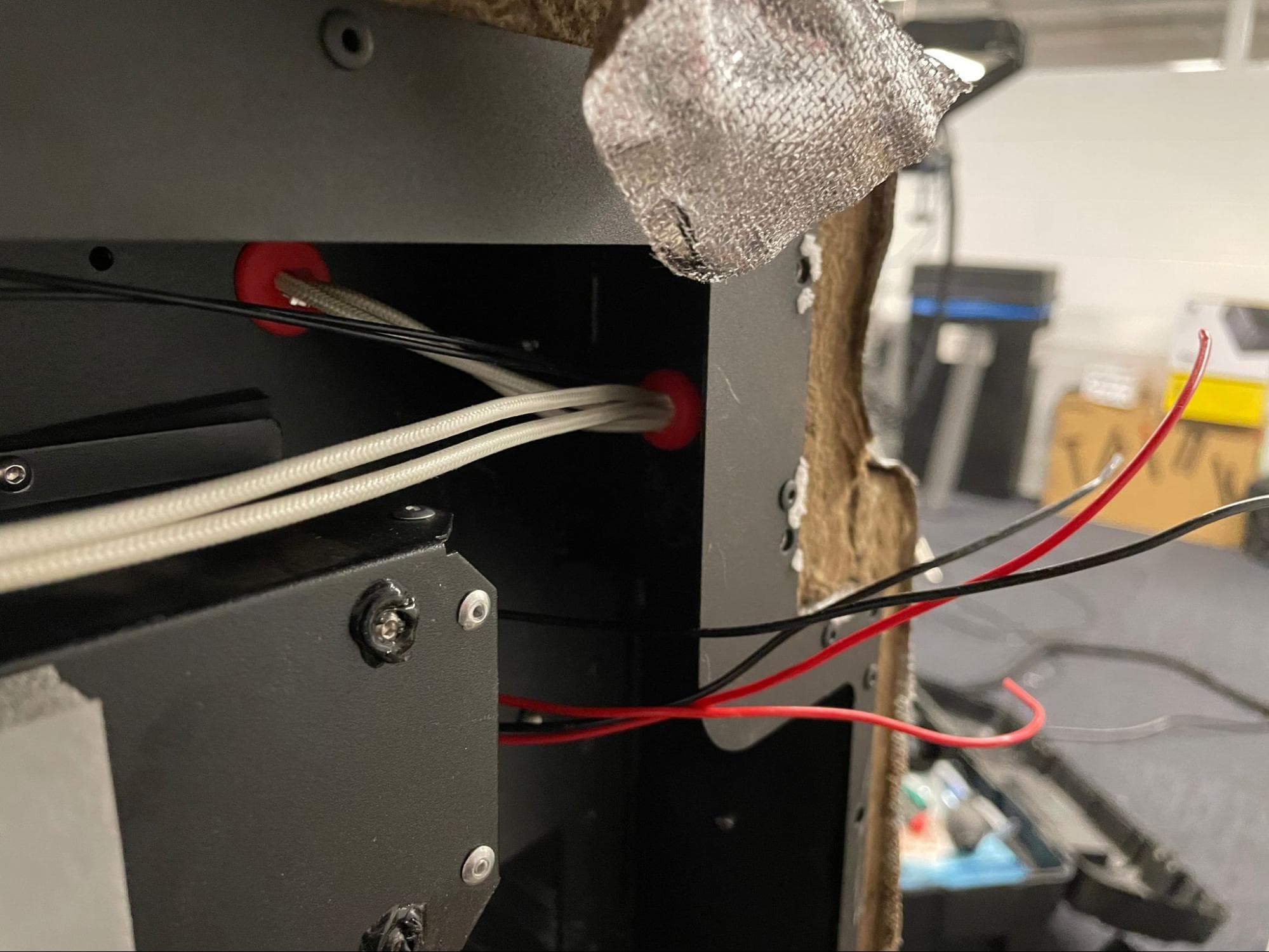 Remove the original air heater assembly