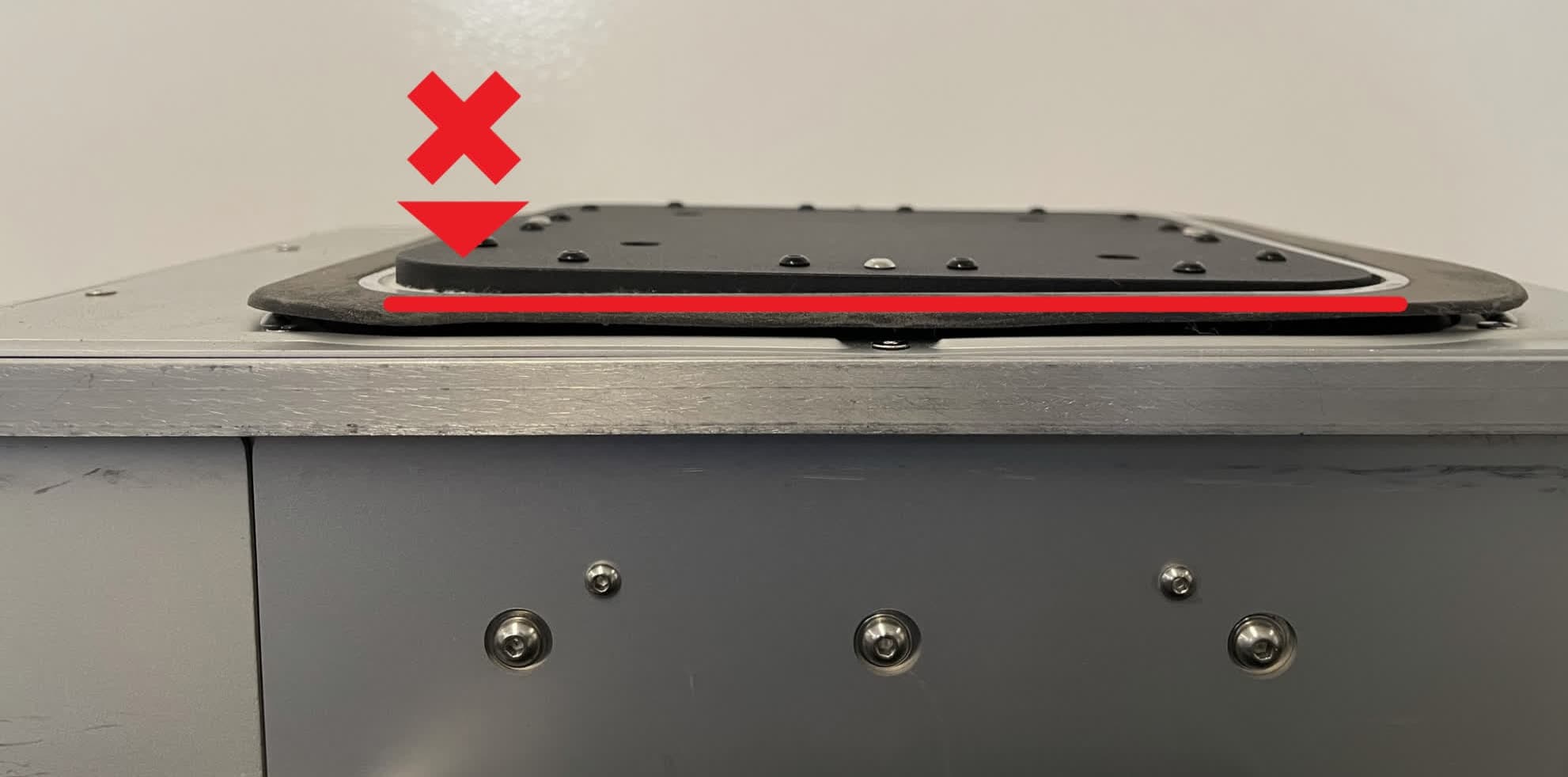Replace the print bed