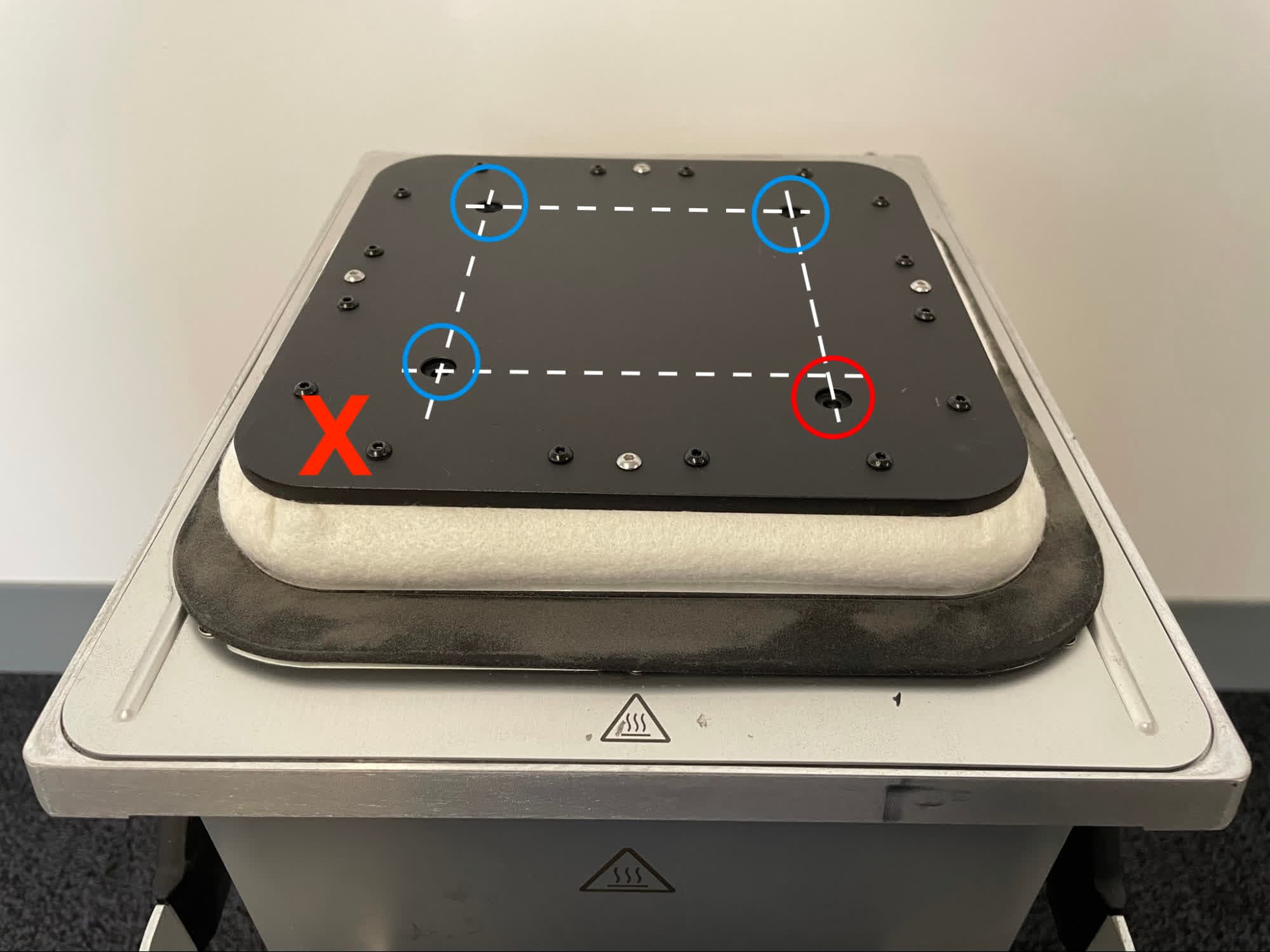 Replace the print bed