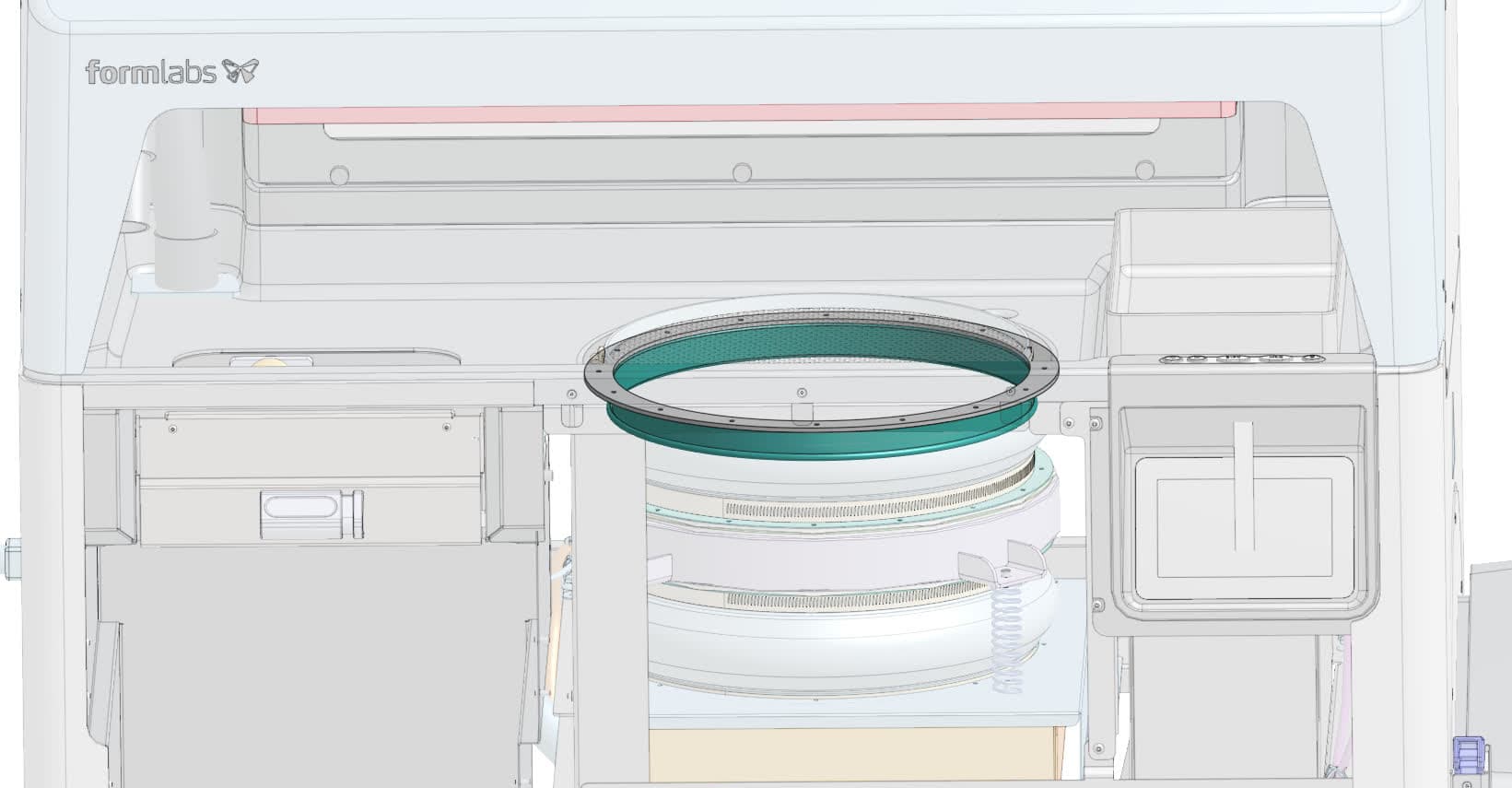 Install the new sifter flange & gasket