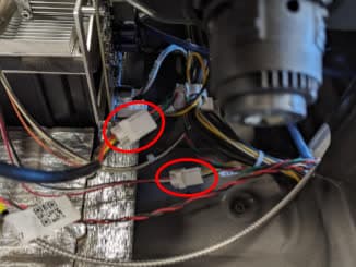 Remove the top cooling shroud
