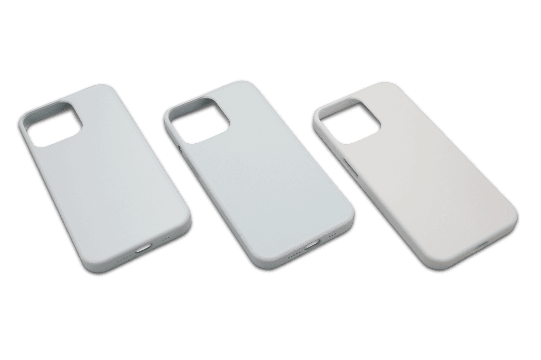 A collection of parts 3D printed in Nylon 12 White Powder