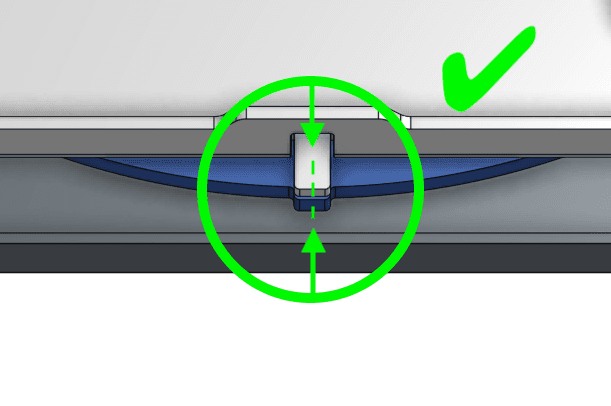 Correct orientation of Fuse Sift doser before calibration