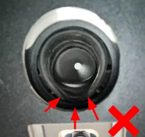 Install the replacement IR sensor flow body