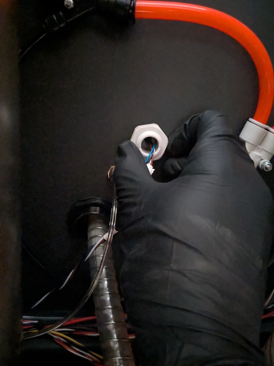 Step 5: Remove the ionizer cable