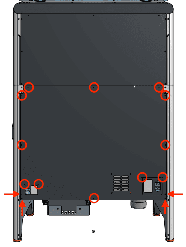 Fuse Sift rear panel screws