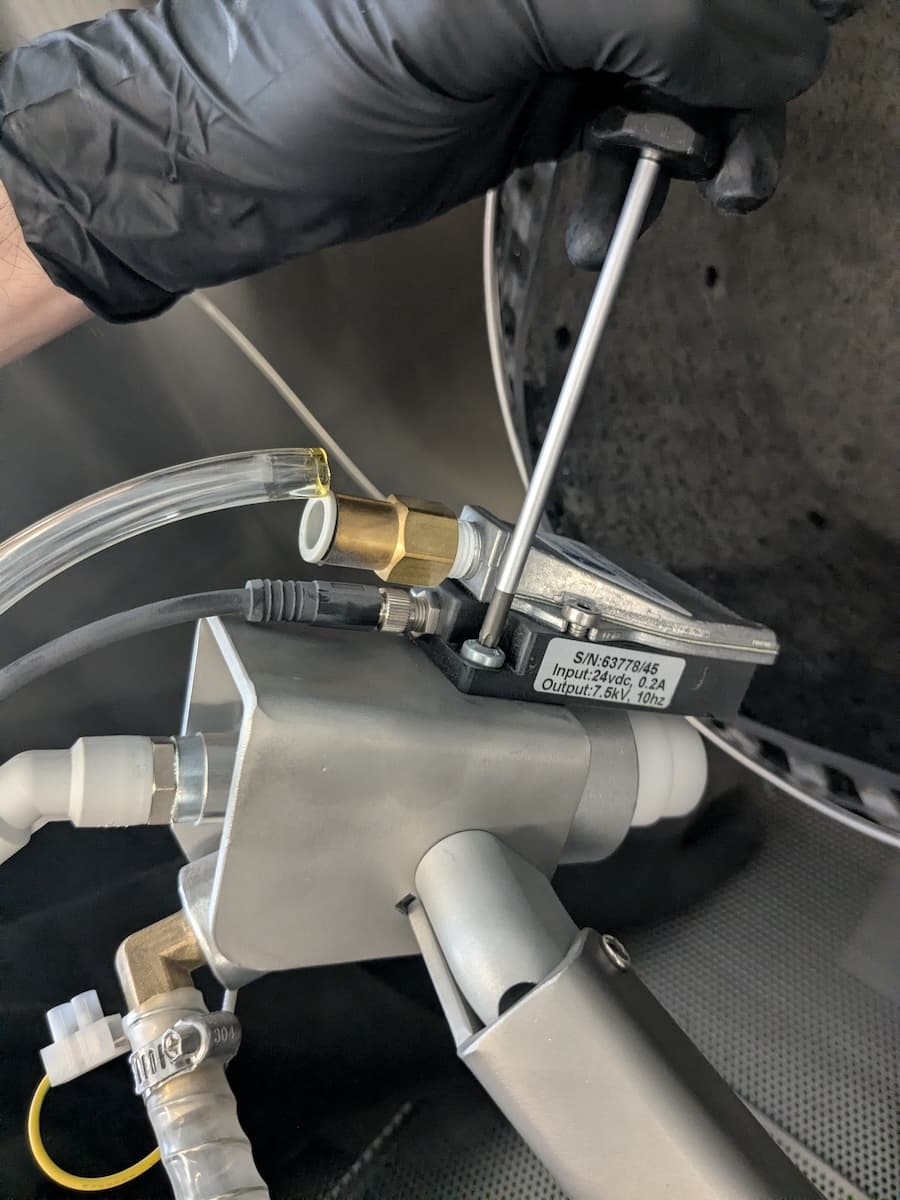 Step 6: Mount and secure the ionizer