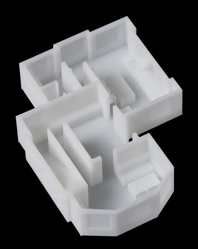 White Resin V5 Beispiel für ein Architekturmodell
