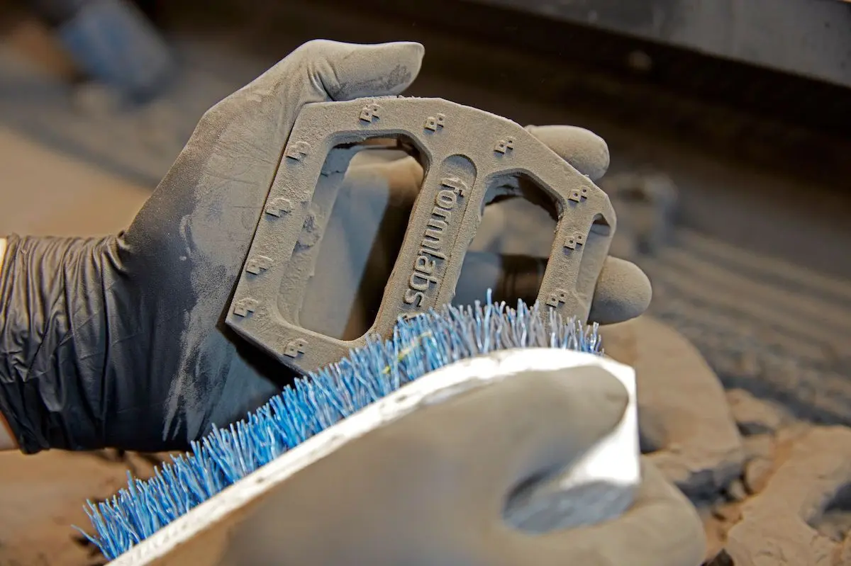 Post-processing bicycle pedals printed on the Fuse 1
