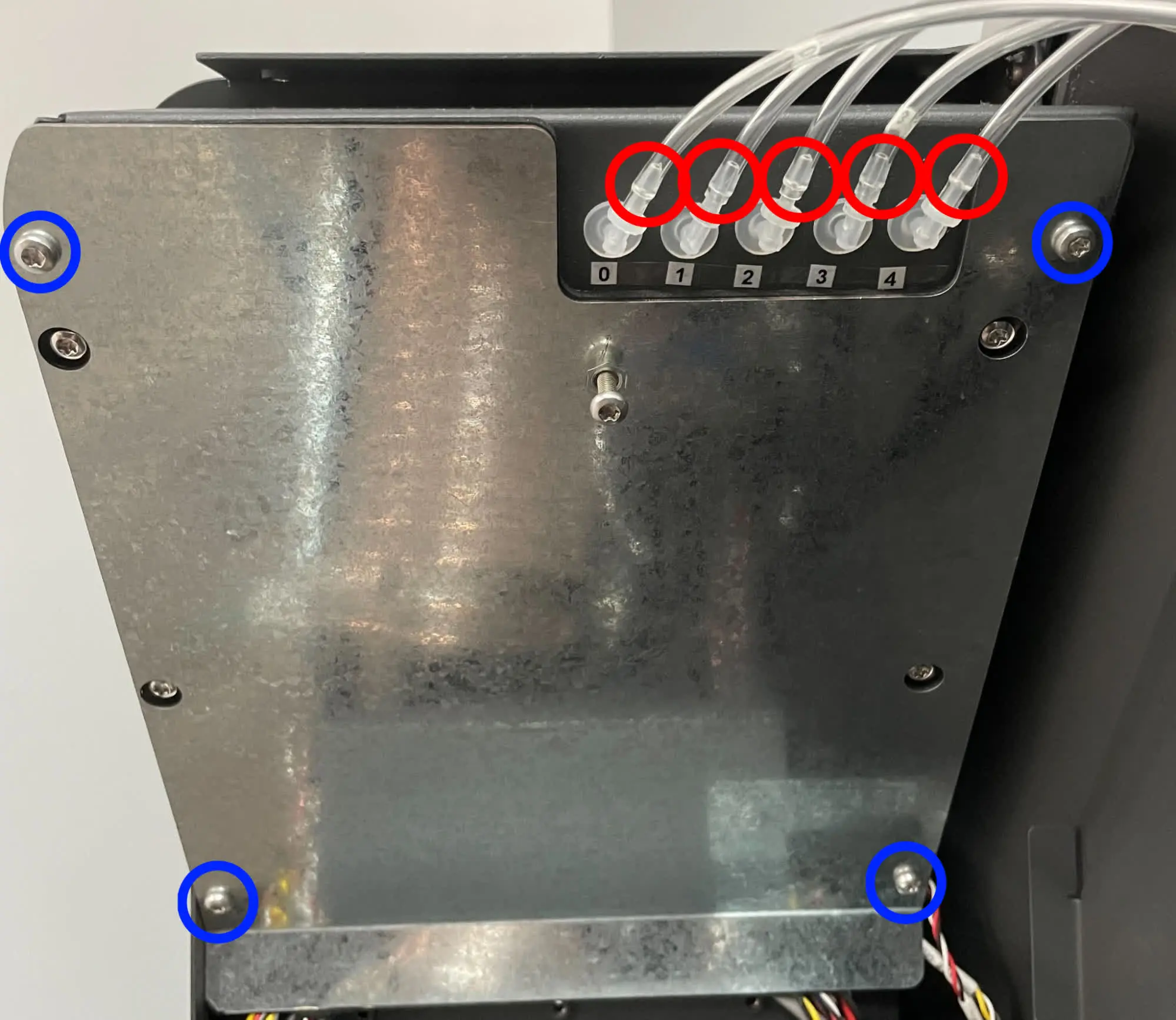 Install the new Electronics Box and Cover.