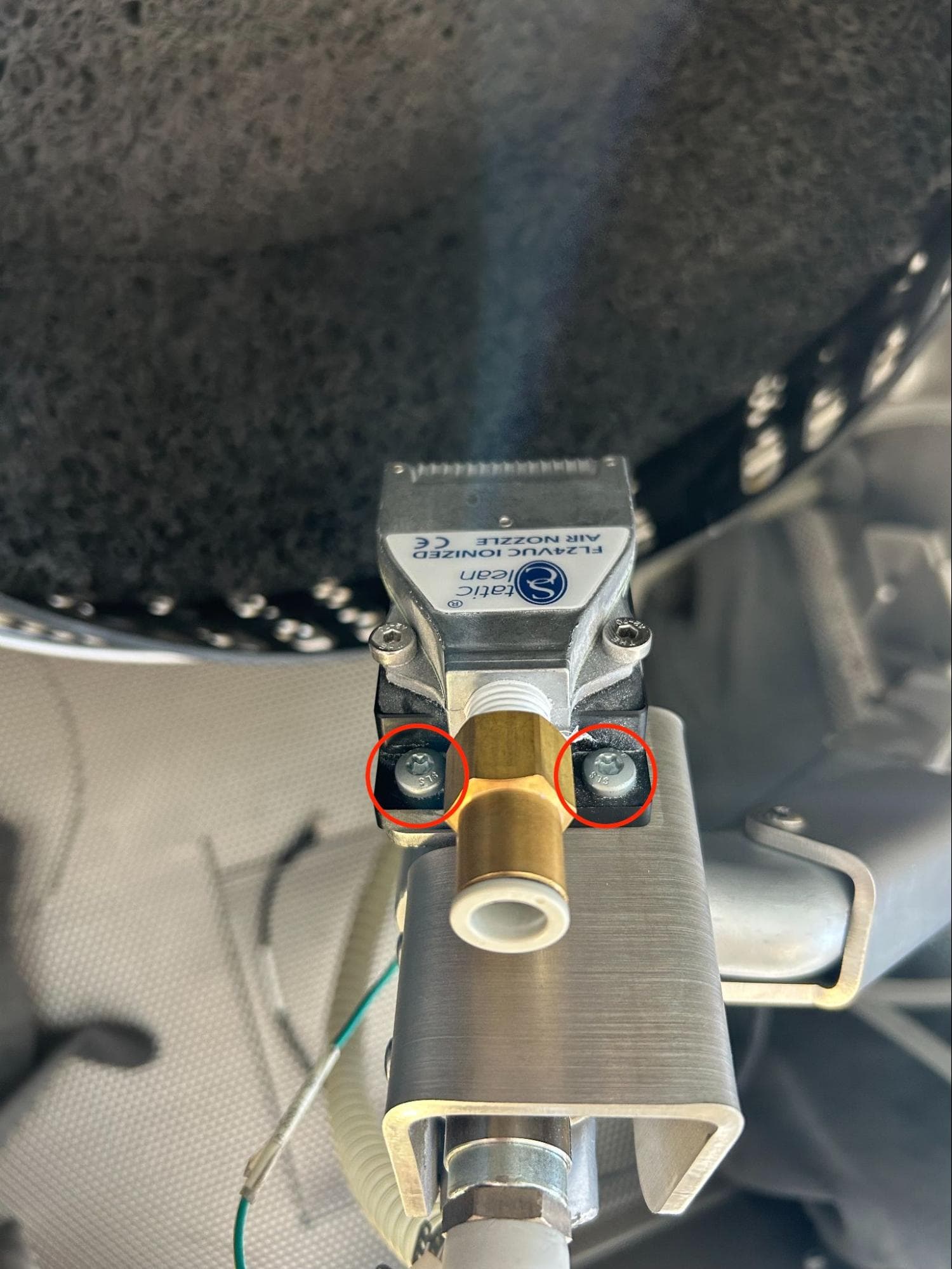 Step 6: Mount and secure the ionizer