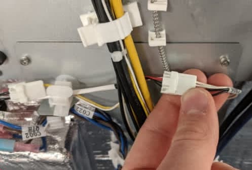 Reconnect the air heater RTD