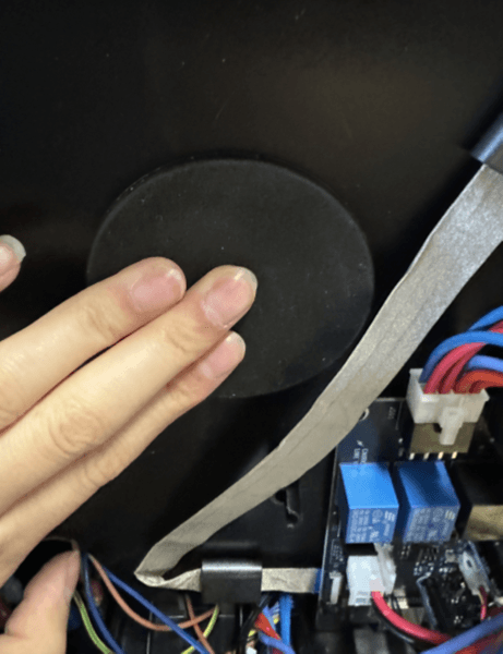 Reinstall the cap seal
