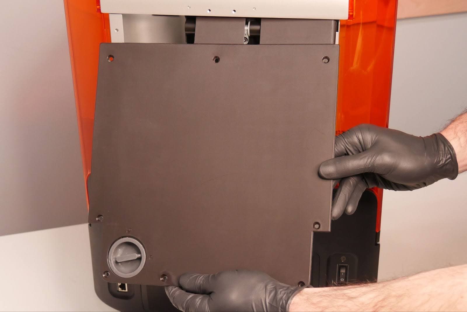 Mount the back panel