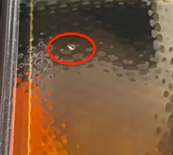 Damaged release texture