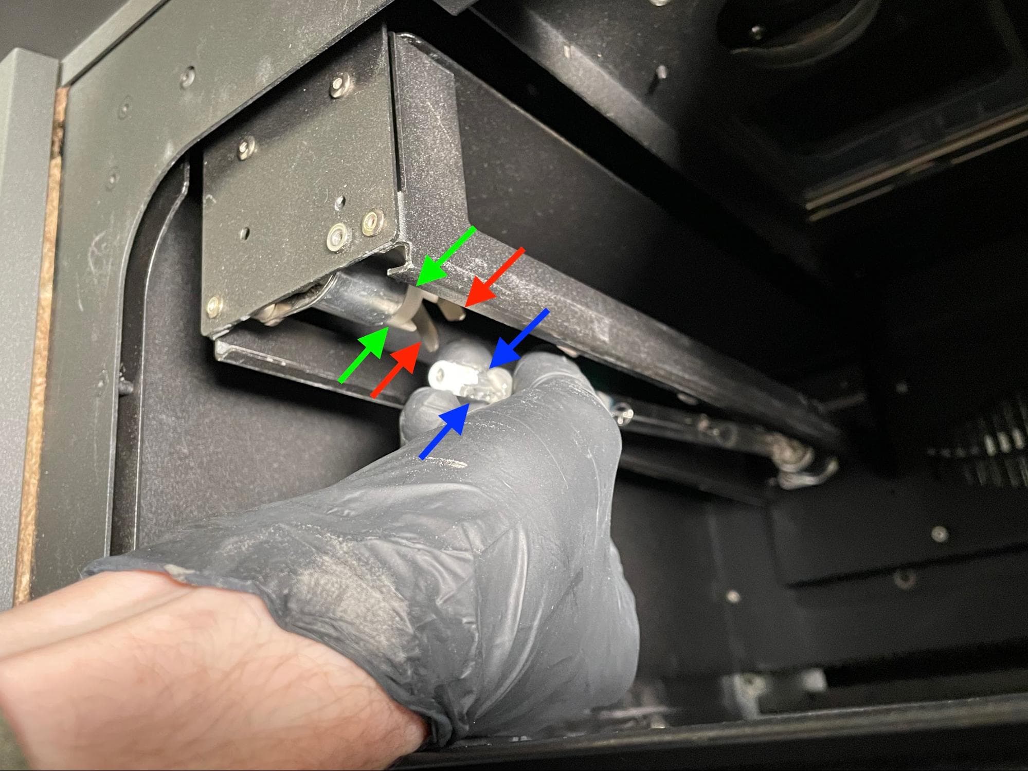 Step 3: Insert the quartz tube heater into the front socket