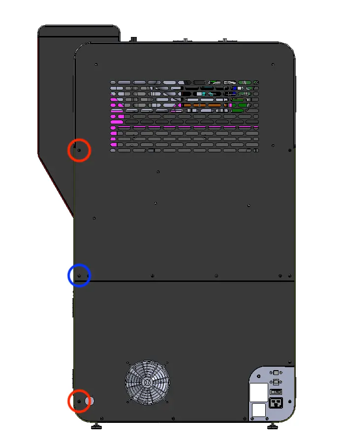 Replace the top & hopper-side panels