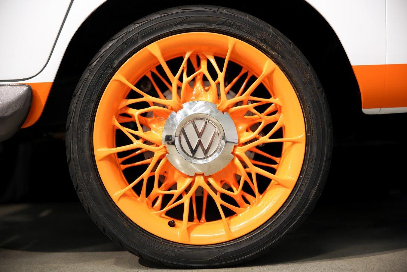 Electroplated Volkswagen hubcap
