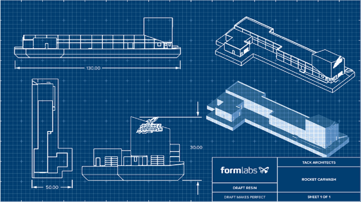 3D printing scale architecture models