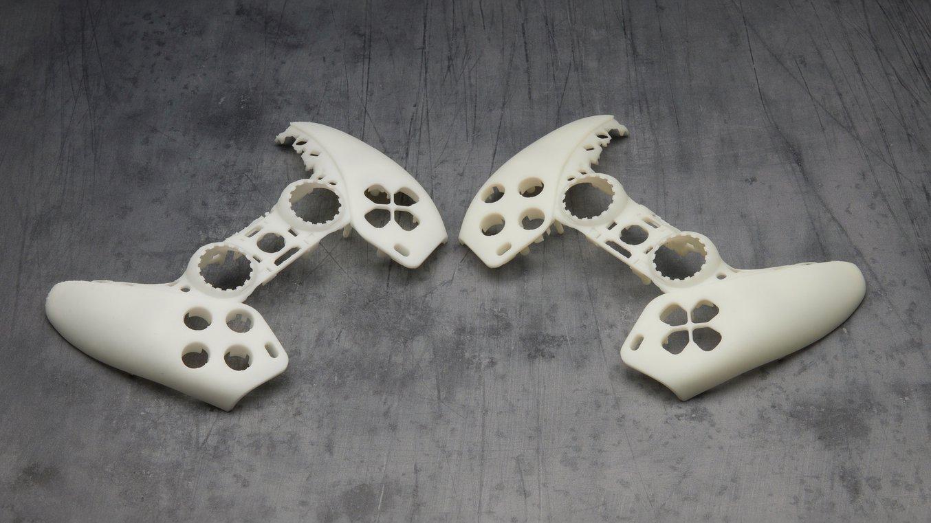 Parts 3D printed with White Resin