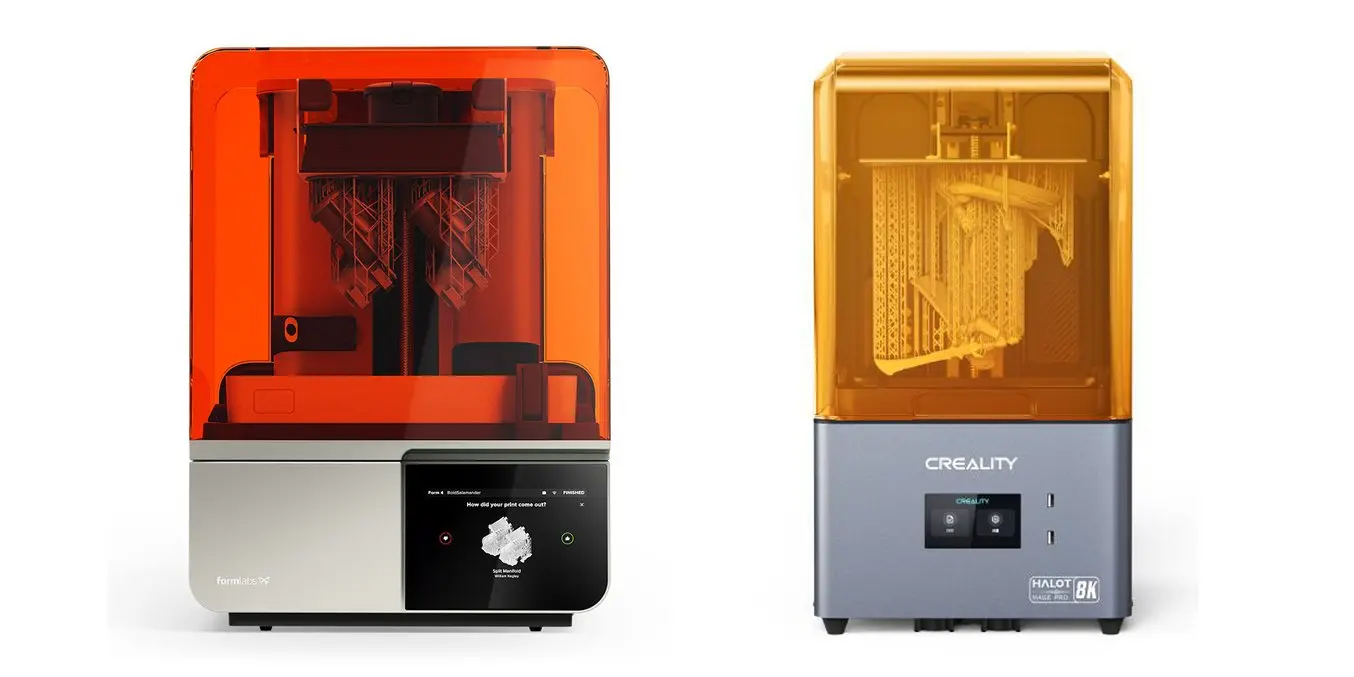 Form 4 vs. Creality Halot-Mage Pro