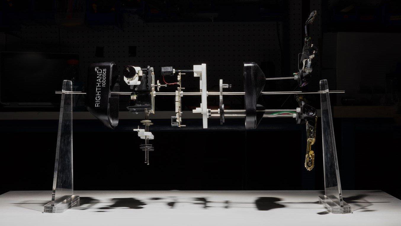 3D-gedruckte Prototypen einer Baugruppe für die Robotik