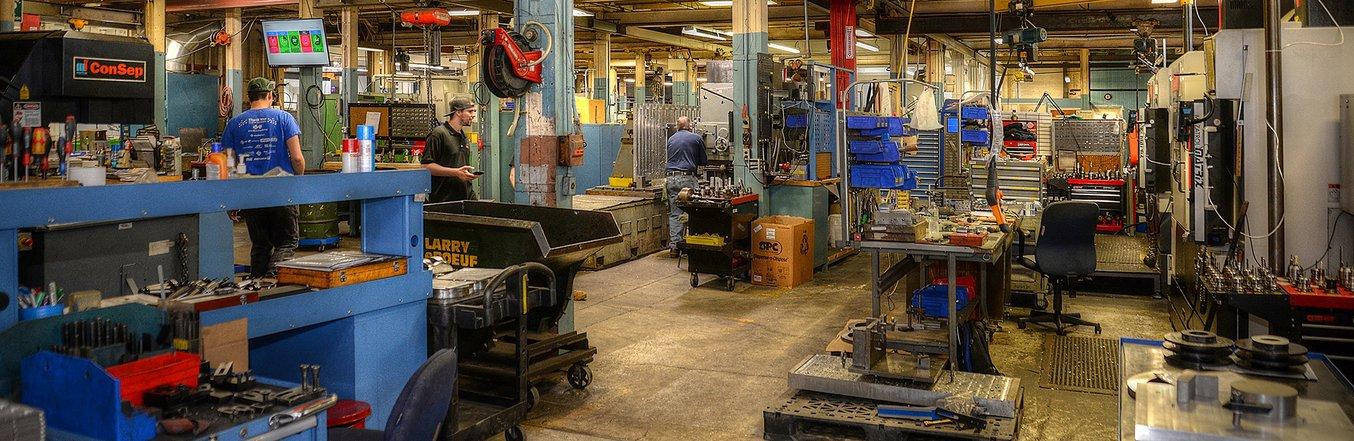 manufacturing floor machine shop
