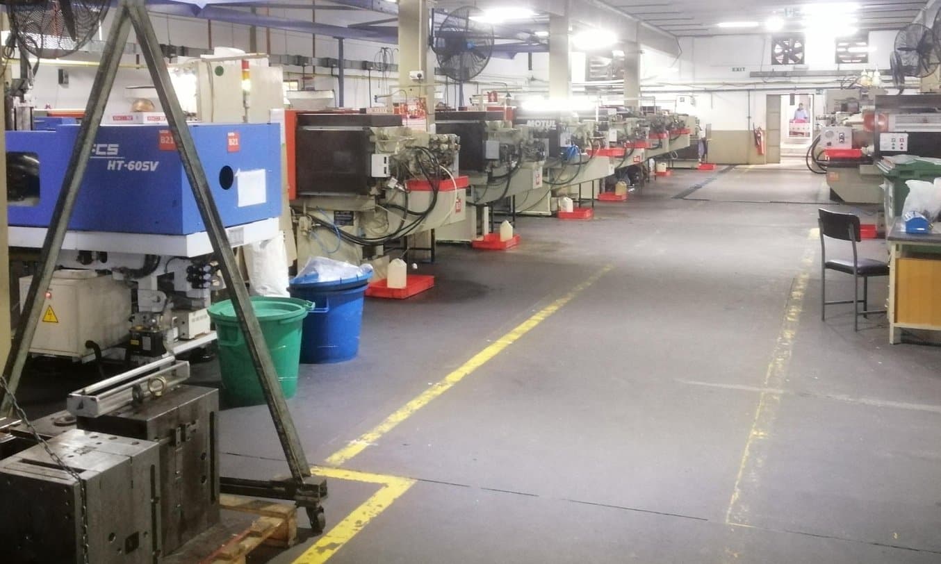 Area di produzione presso Plastinax