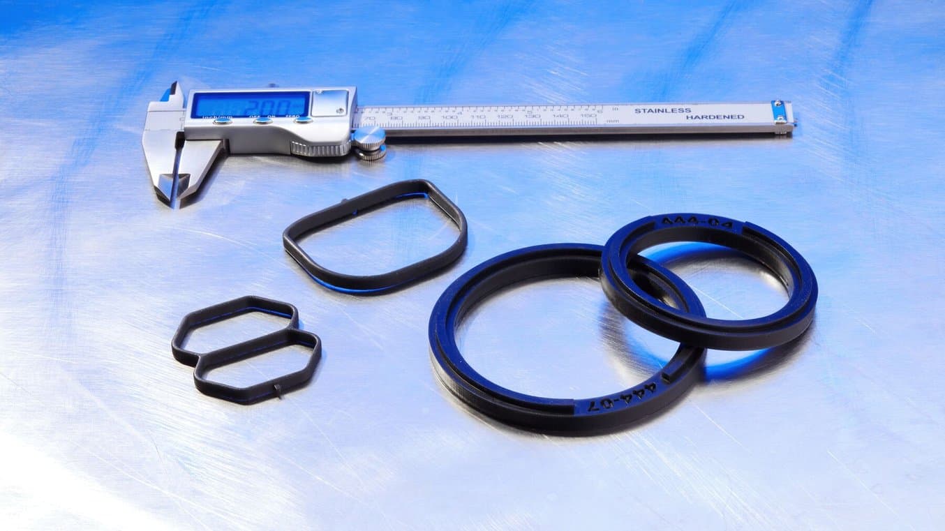 Juntas impresas en 3D a medida por Dorman Products con la Silicone 40A Resin.