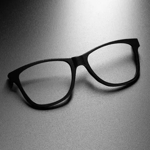 occhiali stampati in 3D con tecnologia SLS