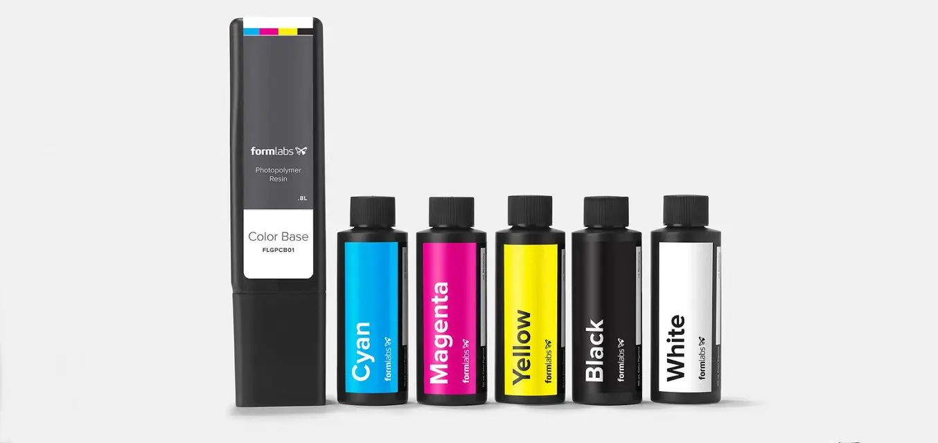 Color Kit, the first integrated color-mixing solution for SLA 3D printing.