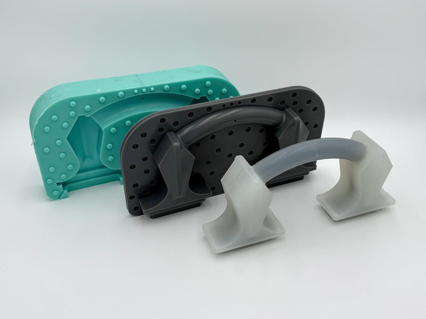 Mold components and cast part