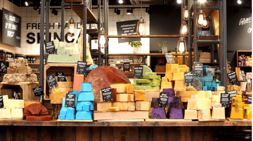 Lush Cosmetic's store.