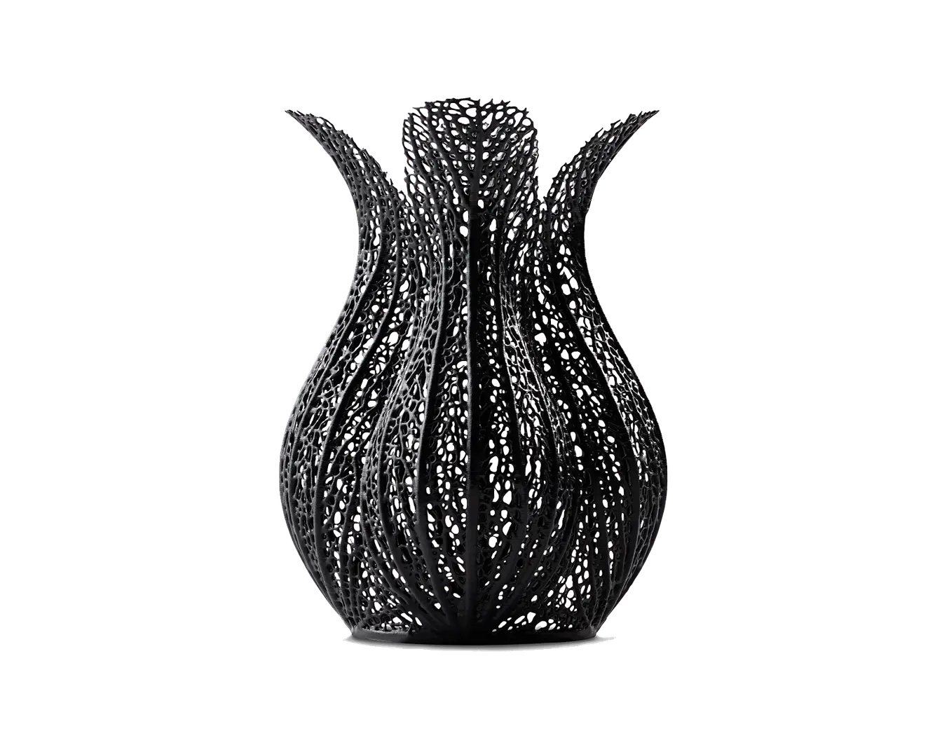 Black Resin vase