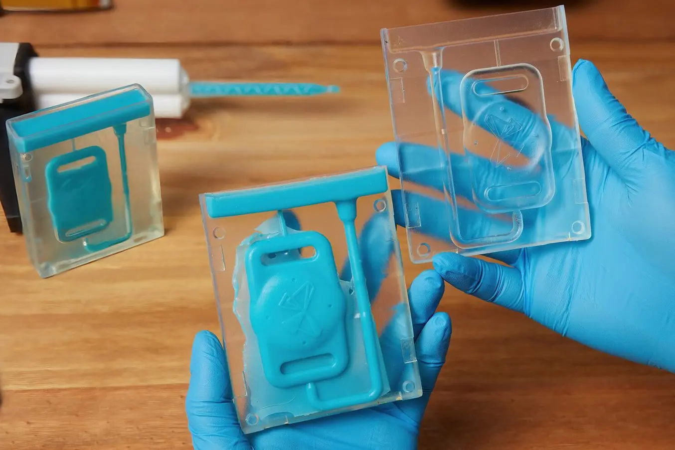 シリコン及びゴム製の3Dプリント製部品