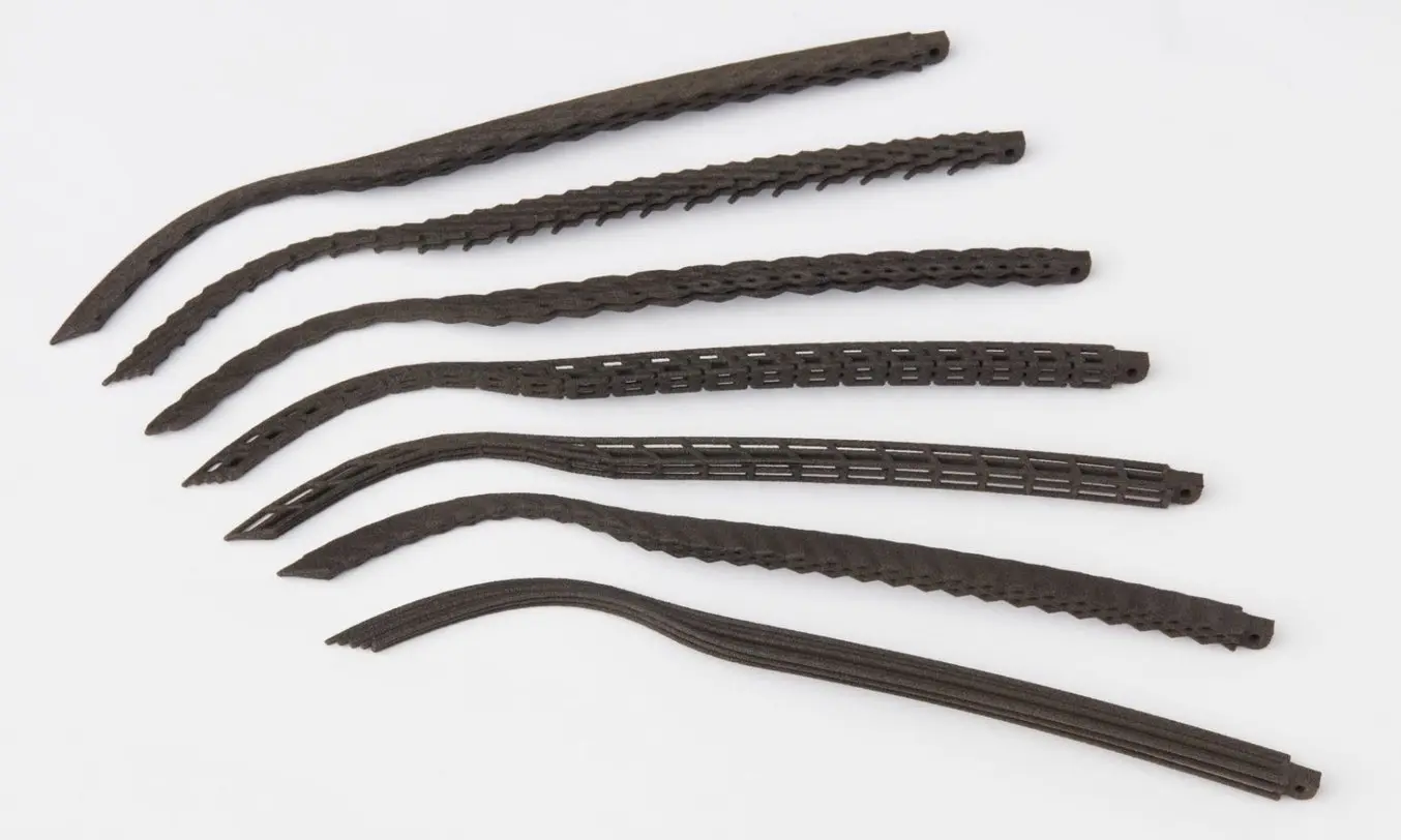 unmoldable geometries eyewear frame temple parts