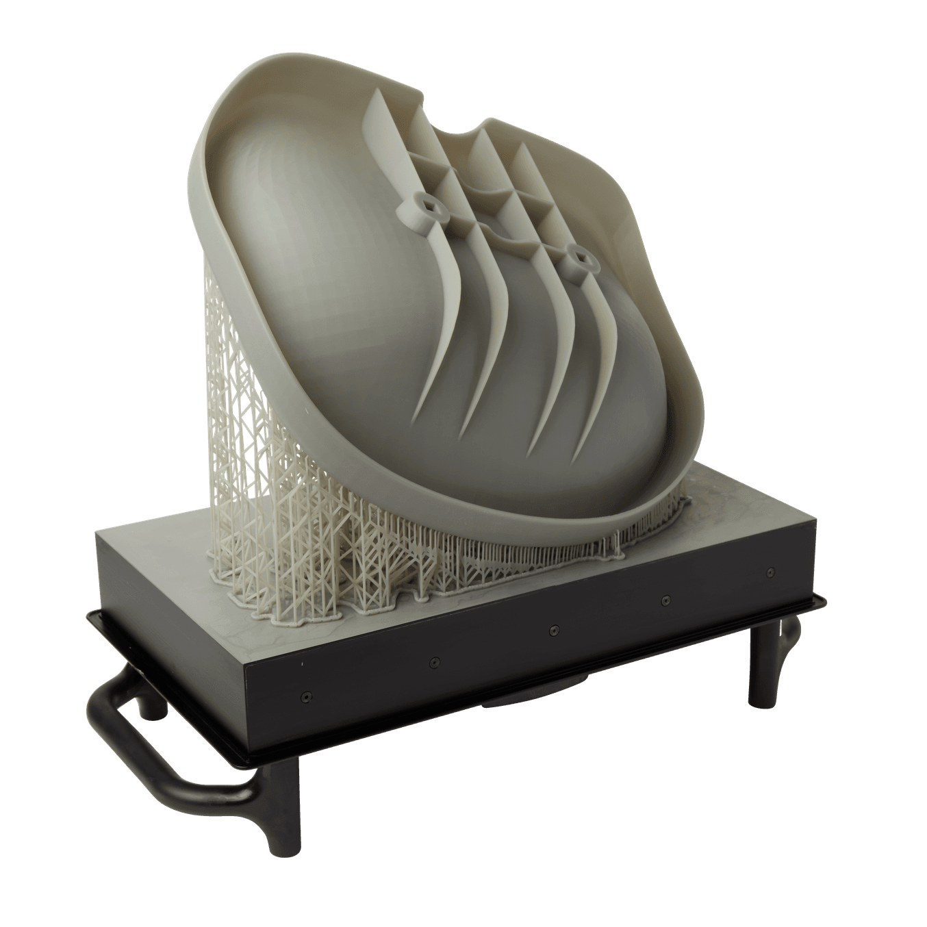 Grey seat prototype on Form 4L Build Platform