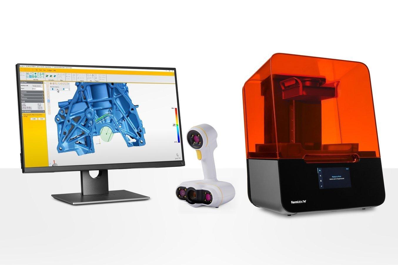 Desktop SLA 3D printers are ideal for turning reverse-engineered designs into physical parts.