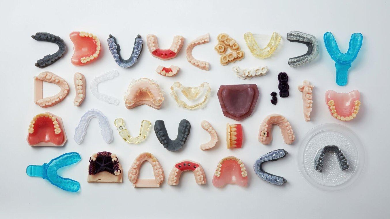 3D printed dental parts