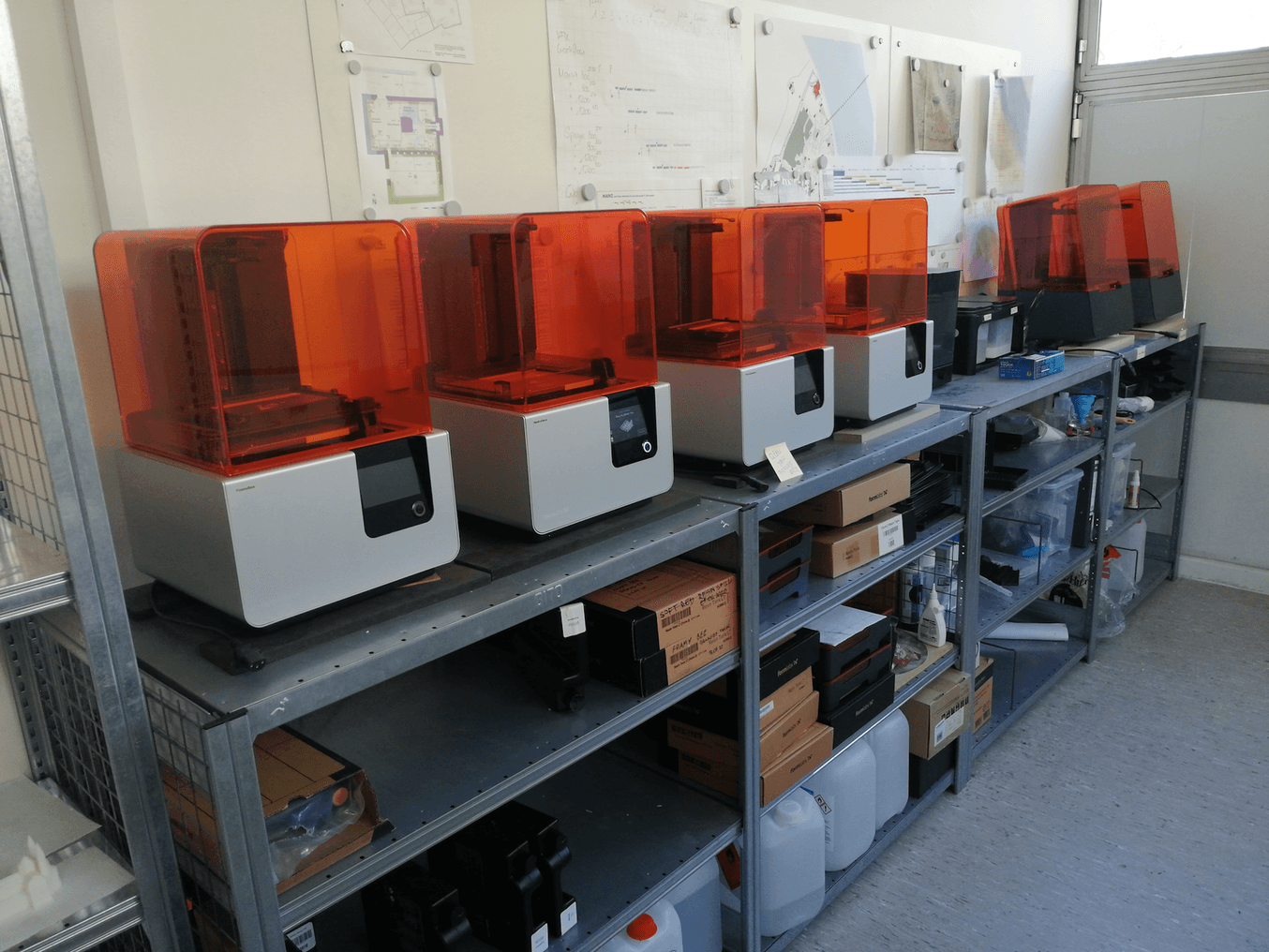 The AI MAINZ used four Form 2s and three Form 3s SLA 3D printers for the completion of their project.