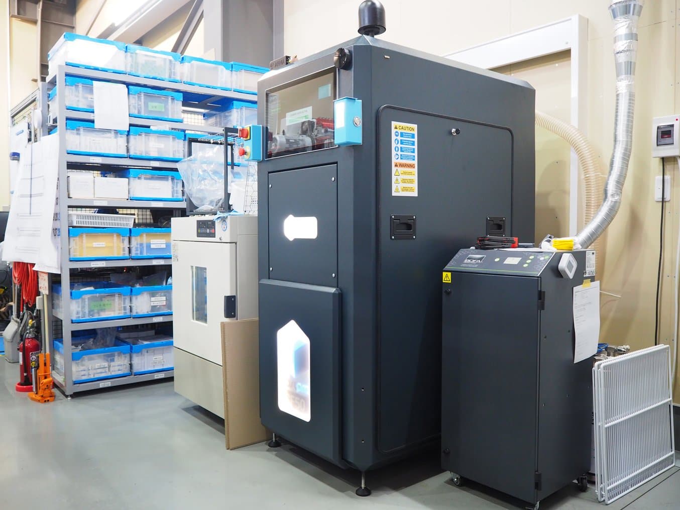 エフ・アイ・ティ社内に設置されたAMT製PostPro SF50