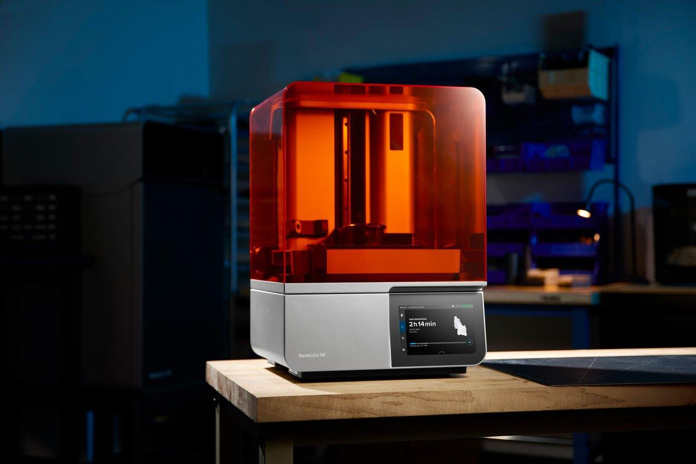 the Form 4, Formlabs industry-leading stereolithography 3D printer