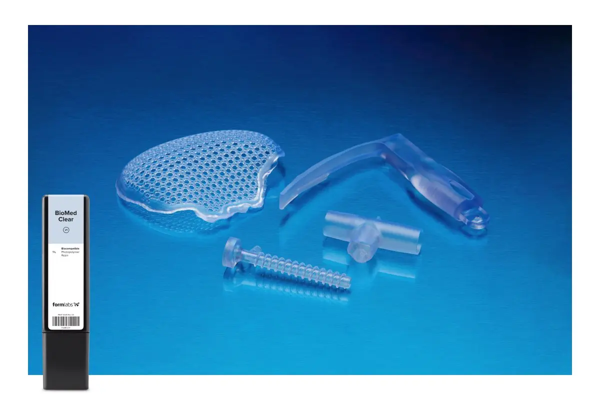 BioMed Clear Resin - piezas médicas impresas en 3D