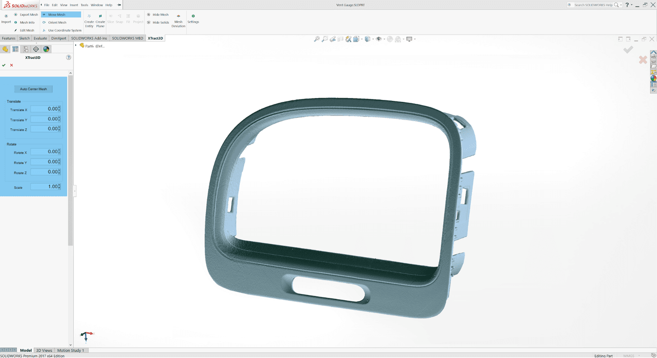 Solidografia ortografica - Reverse engineering