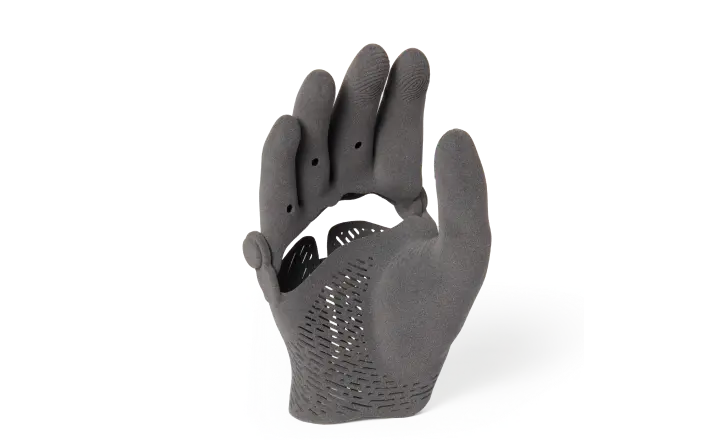 Part 3D printed in TPU 90A Powder