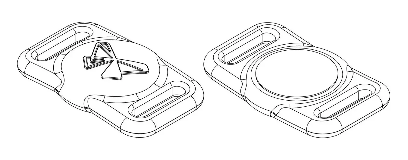 Modelo 3D base con hardware encapsulado.