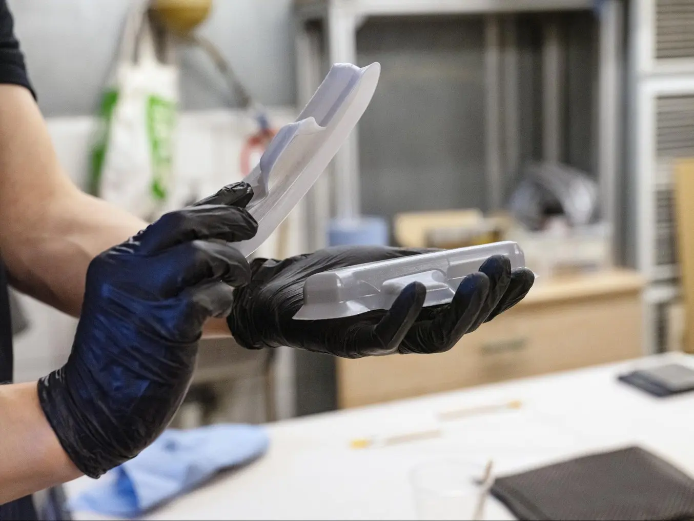 Creación de moldes impresos en 3D para la fabricación de piezas de fibras de carbono